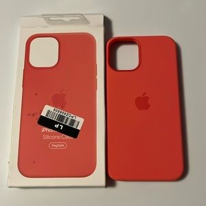 iPhone 12 mini Apple Official Silicone Case in Pink Citrus